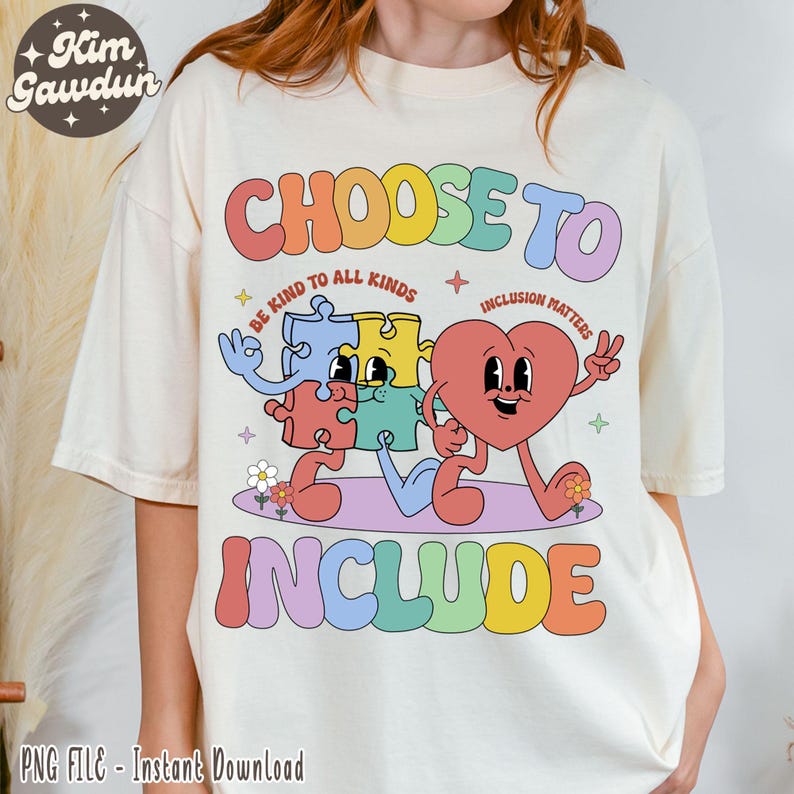 Choose To Include Tshirt Funny Autism Awareness Tshirt Sped Teacher Shirt Neurodiversity T Shirt Designs Autism Acceptance