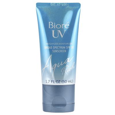 UV Aqua Rich, невесомый увлажняющий крем, SPF 30, 1,7 жидких унций (50 мл)