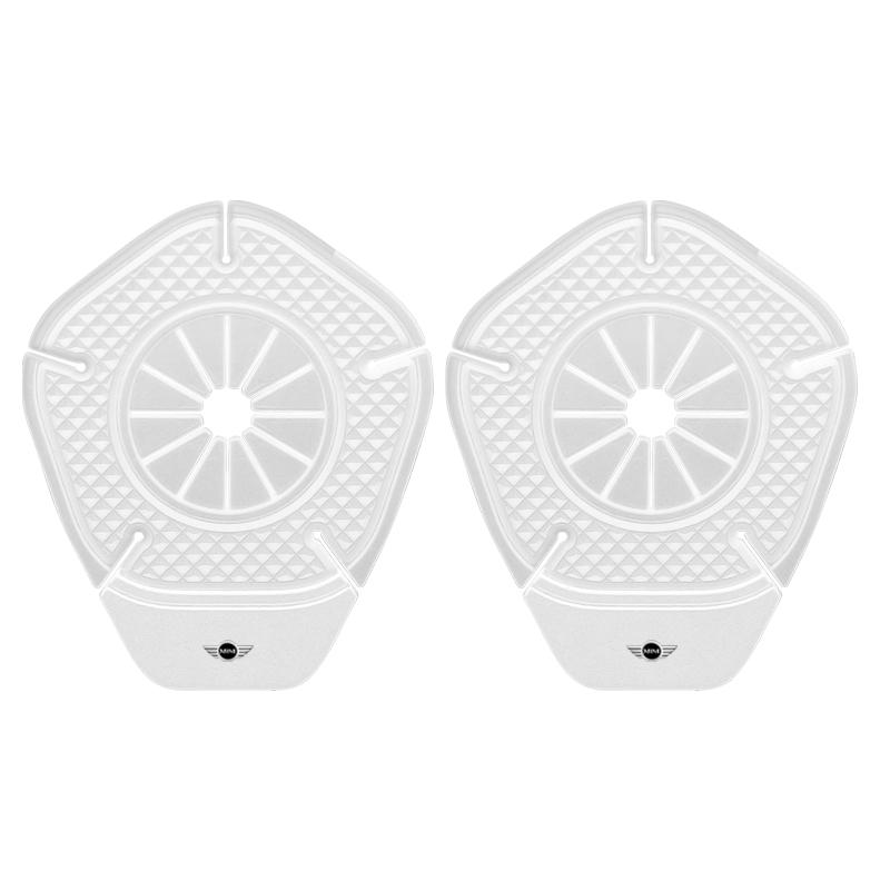 2Pcs Car Windshield Wiper Protective Cover Dust Wiper Emblem Car Styling For BMW Mini Cooper F54 F55 F56 R56 R60 SONE Roadster Clubman Coupe