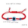 Woven Charm Hand Braided Turkish Demon Eye Red Thread Bracelets Jewelry Fashion Accessories Bangles
