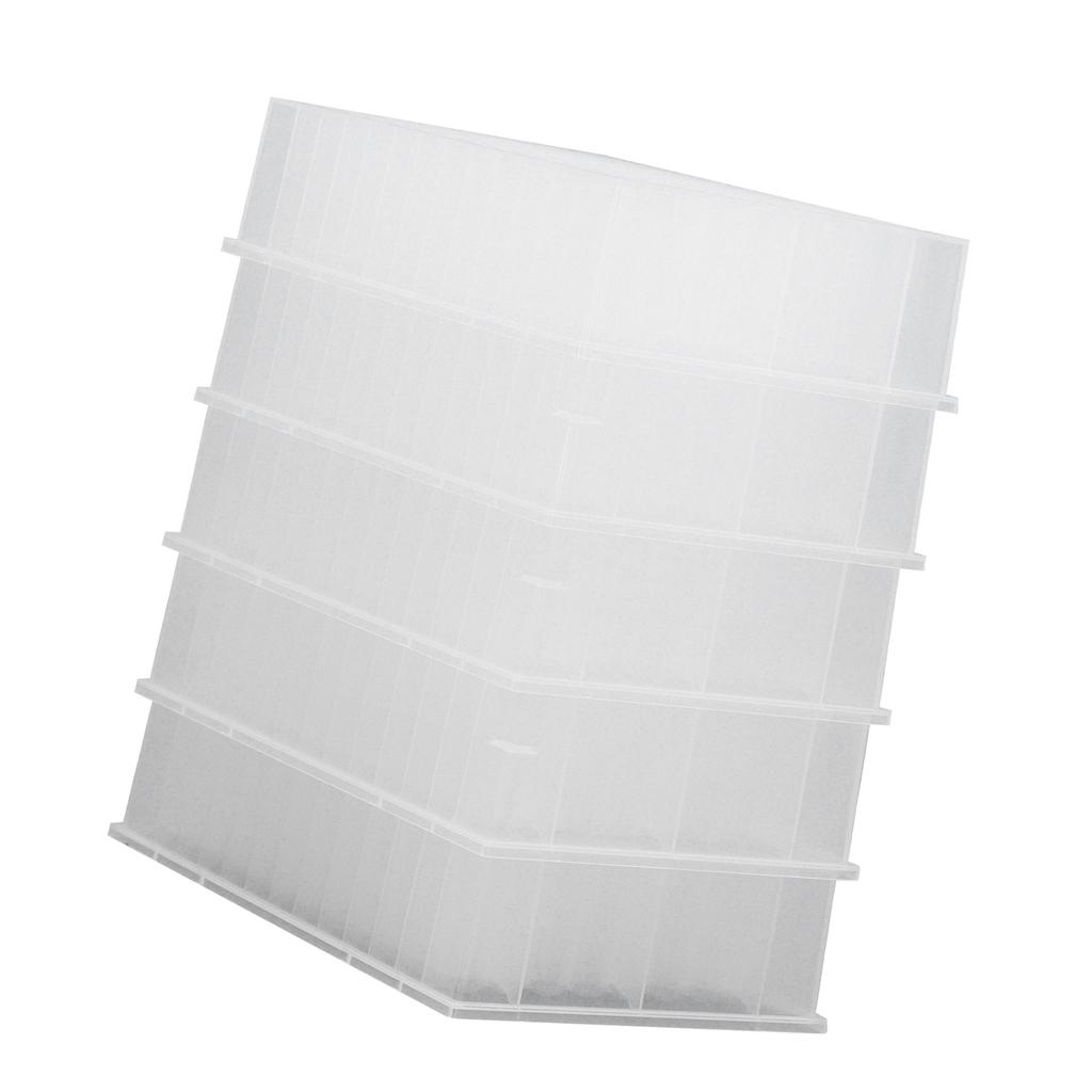 5PCS Deep Well Storage Plate PP Plastic 32mm Height 96 Round Holes Laboratory Deep Well Plate