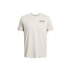 UA Reaching Peak Loose Fit Round Neck Printed Letter Short Sleeve T-Shirt Men T-Shirts Off-White 1382906-110