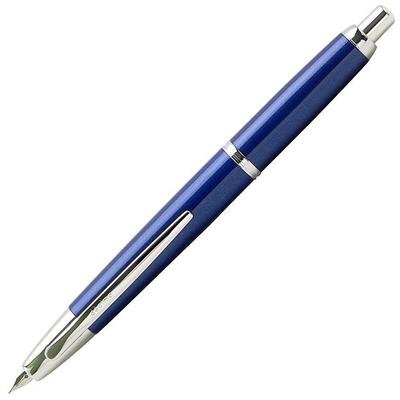 Перьевая ручка Pilot CAPLESS DECIMO Темно-синий Мика Тонкое перо FCT-15SR-DL-F с конвертером