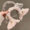 Plush Sheep Ears Headband Fancy Props Headwear Fashion Plush Hairband  Costume Party