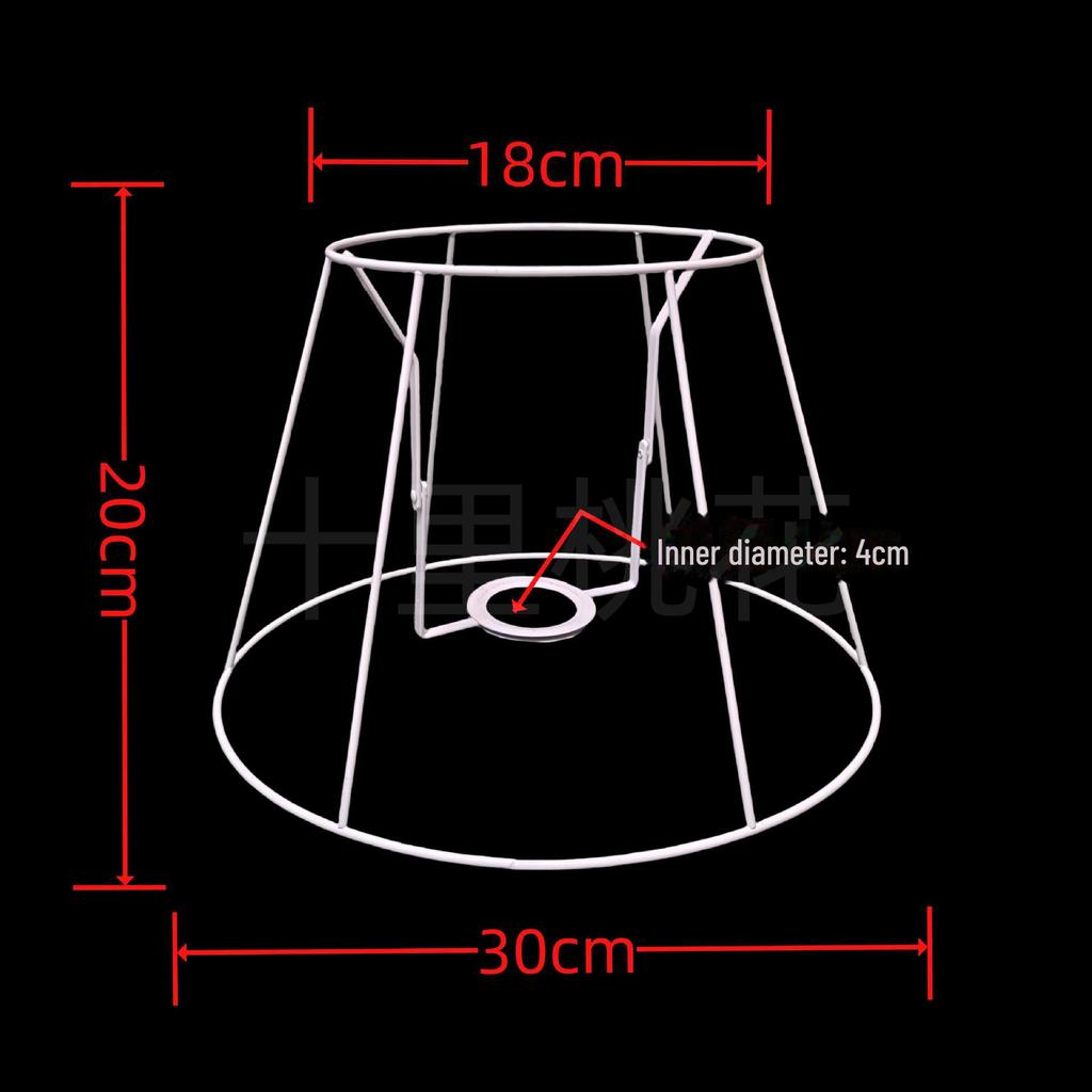 Рамка абажура из плетеной веревки своими руками: Круглая и квадратная железная фурнитура для настольных ламп