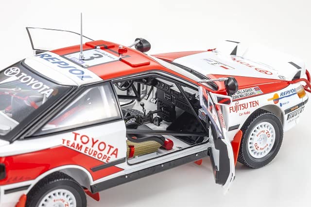Kyosho Оригинальный масштаб 1/18 Toyota Celica GT-Four (СТ165) 1990 Сафари #3 Готовое изделие