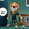2026 USA-Mexico-Canada Football World Cup Mascot Plush Doll Keychain - 25cm Official Souvenir Collectible