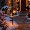 Energy Efficient Solar Garden Lamps Christmas Yard Stakes Light, Nutcracker Soldier/Angel/Red Bird/Snowman Outdoor Lamp, Unique Holiday Housewarming