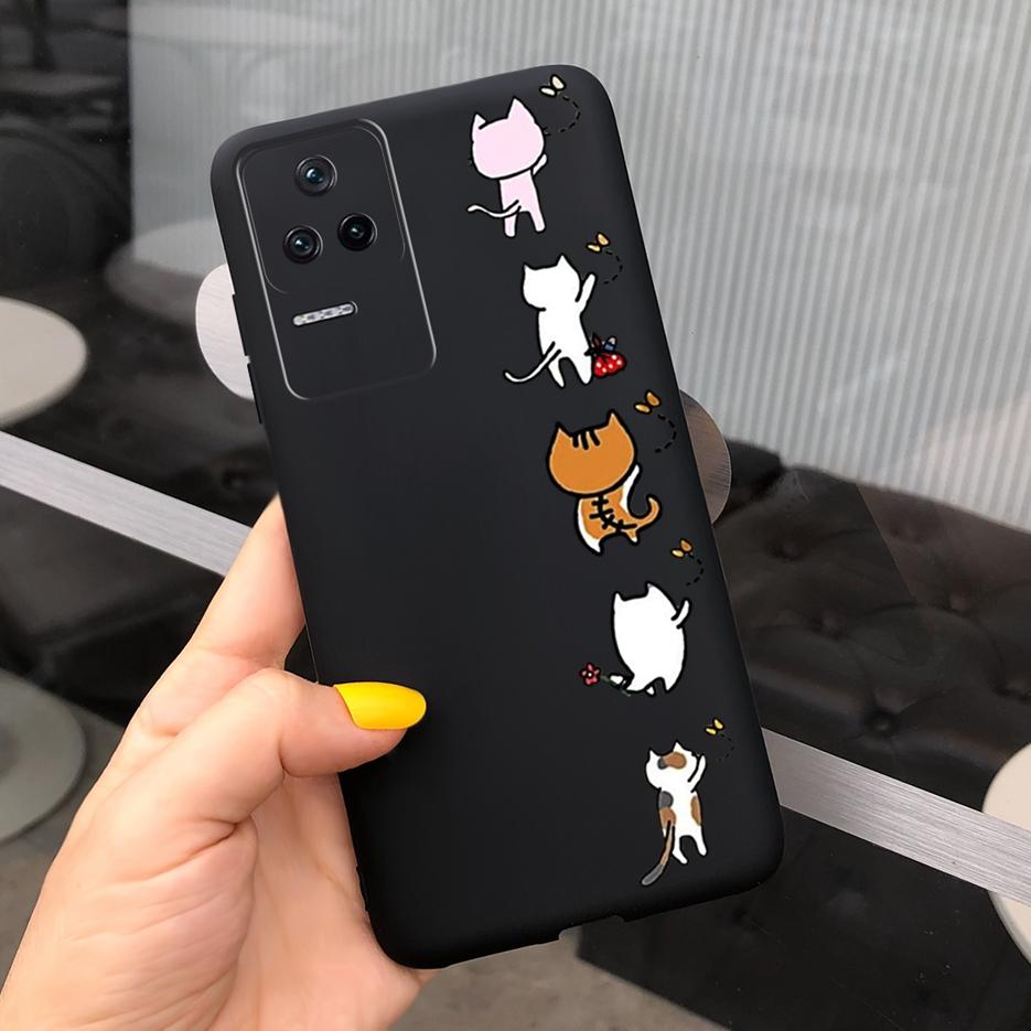 Чехол для Xiaomi Poco F4 Цветной Художественный Узор Задняя Крышка Для Xiaomi Poco F4 GT PocoF4 Чехол для Телефона 6.67'' Мягкий Силикон Fundas Capa