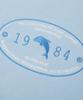 DOLPHIN WAVE APPAREL Oval Dolphin Sweatshirt Light Blue