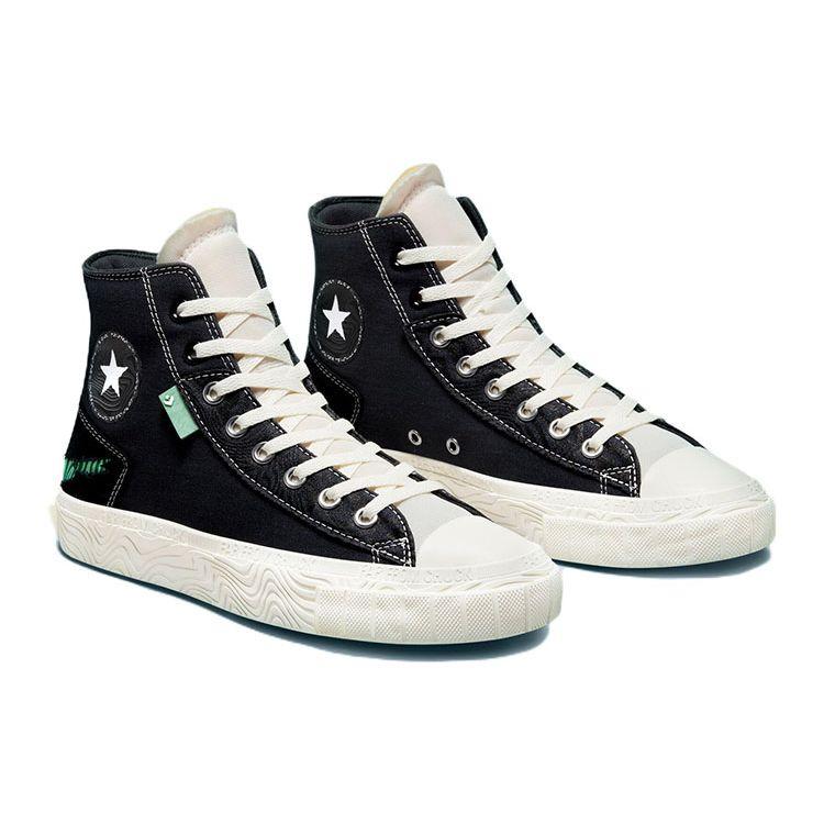 Converse Chuck Taylor All Star High Tear Away - Dark Smoke Grey Unisex Sneakers Vintage-White A01686C