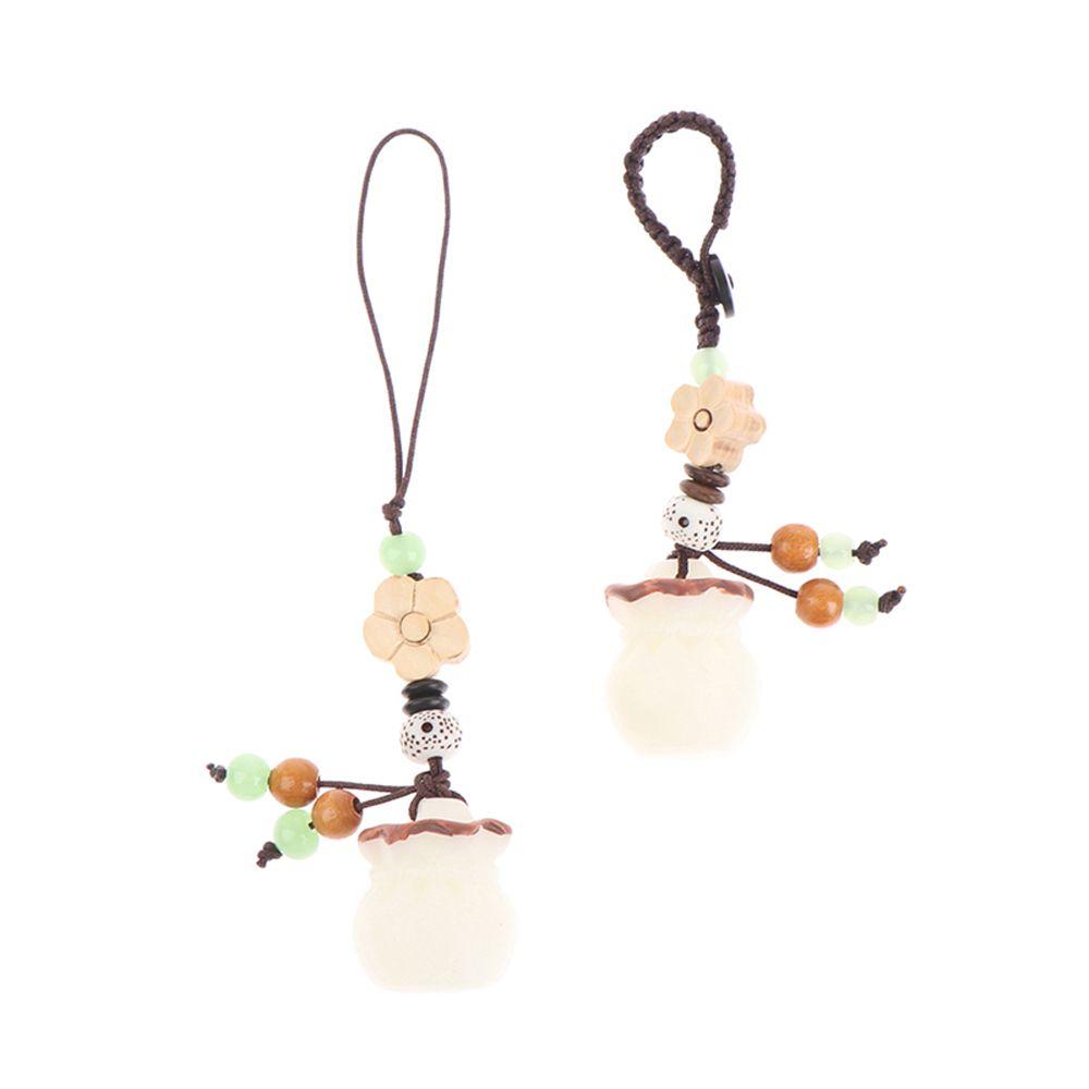 Phone Accessory Good Luck Fortune Wealth Charm Lanyards Mobile Rope Bag Pendant Phone Strap