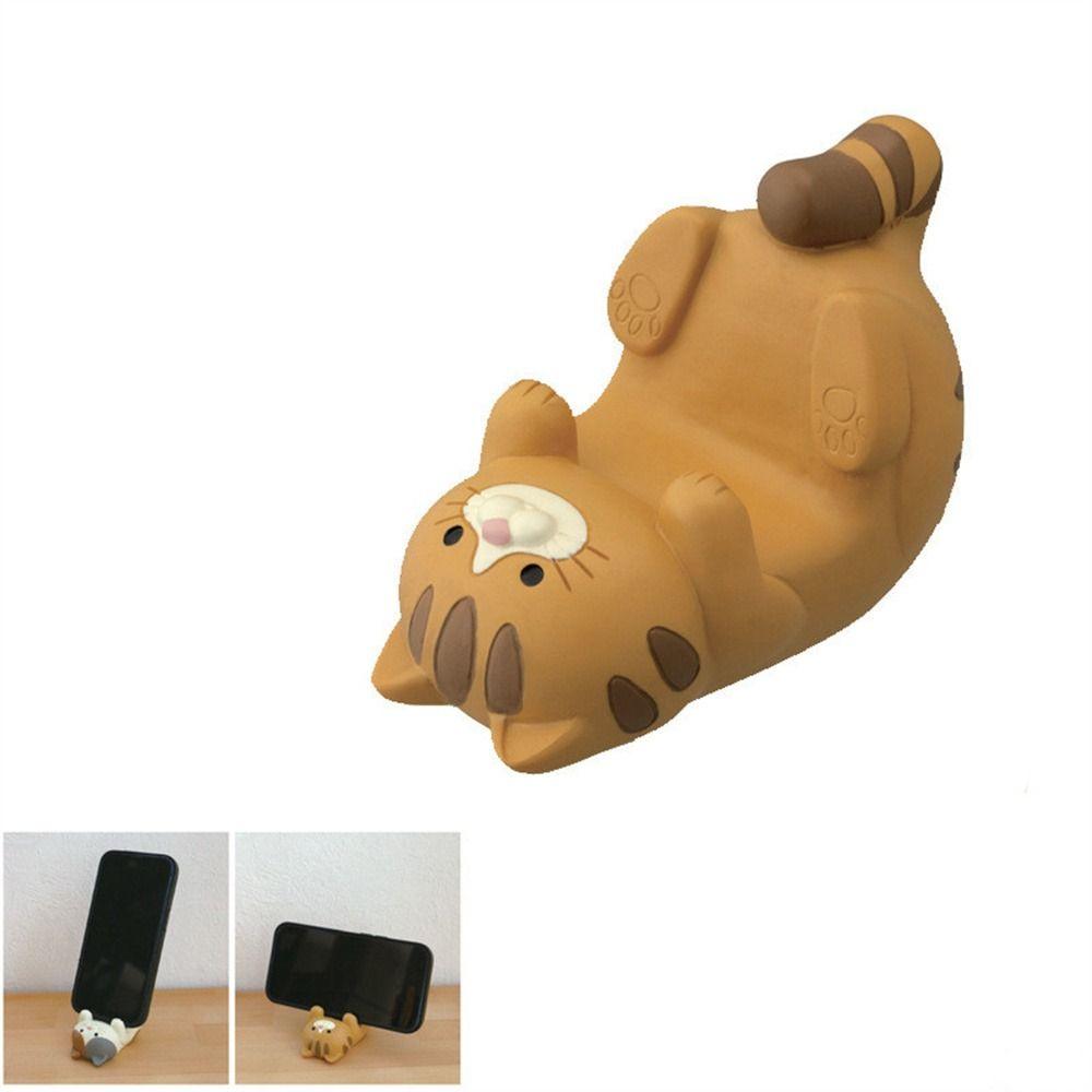 Cat Support Cat Phone Holder Desktop Stand Cat Phone Stand Home Decor