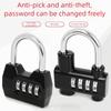 Водонепроницаемый кодовый навесной замок 4-значный кодовый замок Парольный навесной замок Дверь склада