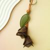 Colorful Tulip Bag Pendant Hanger Bag Decoration Fashion Pu Flower Keychain  Luggage Accessories