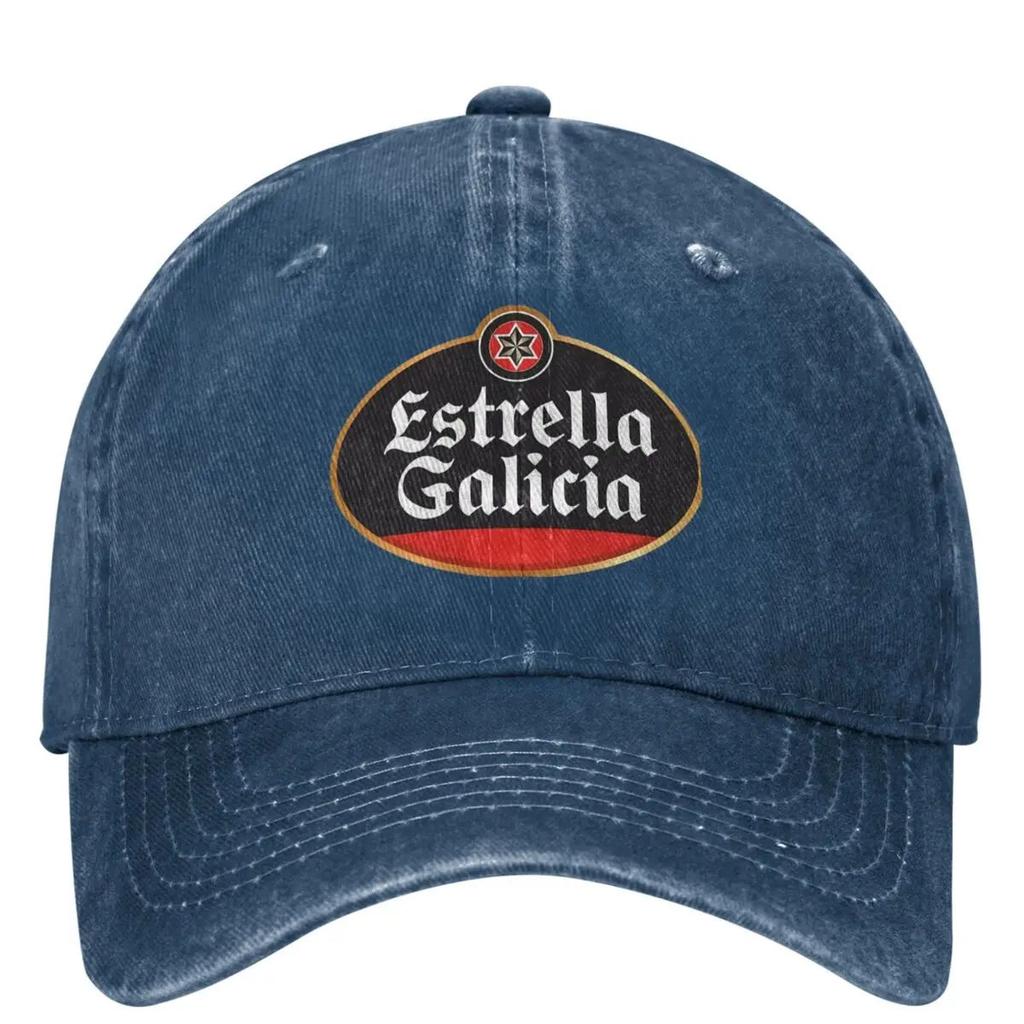 Кепка-тракер Estrella Galicia Испания Бейсболка Пиво Унисекс Мужская Дизайн Кепки для активного отдыха на природе Подарок Мода
