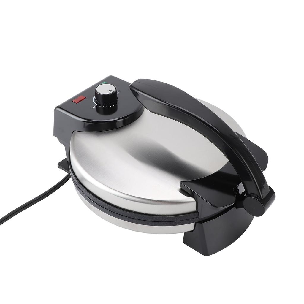 Electric Tortilla Maker 10in Knob Temperature Control Anti Stick Roti Maker Machine with Stainless