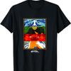 Avatar Aang Split Elements Portrait Color Splash Glowing T-Shirt