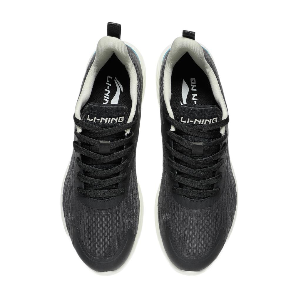 Li Ning Амортизирующие Скользкие Устойчивые к истиранию Дышащие Легкие Низкие Беговые Кроссовки Мужские Черные ARSS019-5