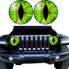 2 шт. Наклейки на фары Beast Eyes, круглые наклейки Beastly Eyes Look, наклейки на переднюю часть мотоцикла, наклейки на окно автомобиля, бампер, декоративная наклейка