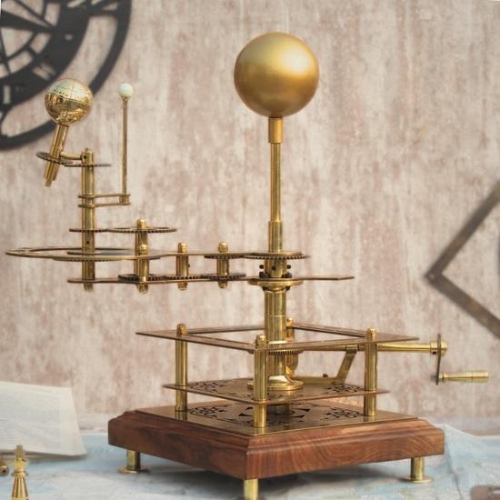 45,72 см Orrery Home Decor Модель солнечной системы Идеальный подарок на новоселье, Подарок для мужа, теллурион, Элегантный функциональный декор