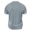 Men White Waffle Knit Crew Neck Short Sleeve T-Shirt Casual Solid Top