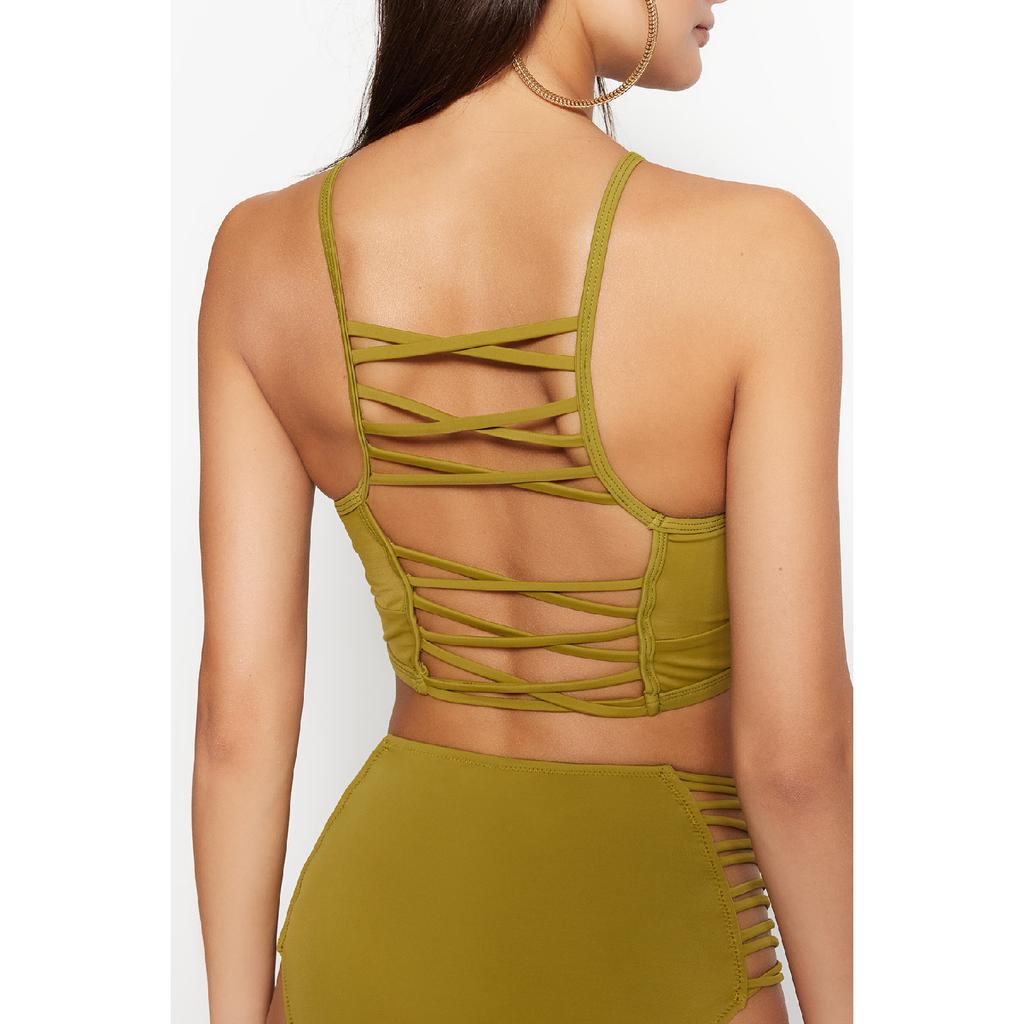 Черный лиф бикини с вырезом халтер Tbess21bu0027