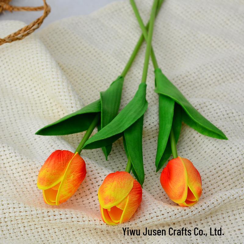 Искусственные тюльпаны для домашнего декора и свадебных букетов