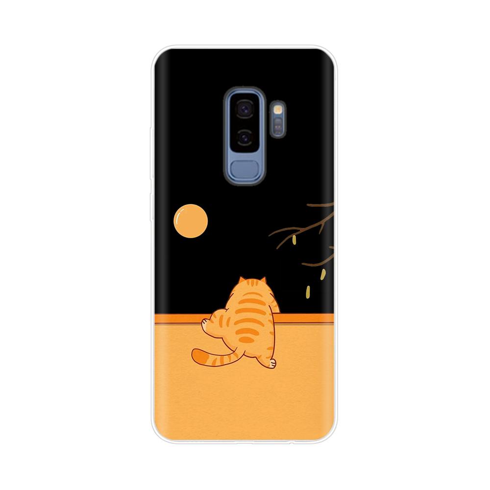 Ударопрочный чехол для Samsung Galaxy S9 Plus Чехол для телефона Животные Расписной Мягкий ТПУ Чехол для Samsung Galaxy S9 S9+ S 9 Fundas
