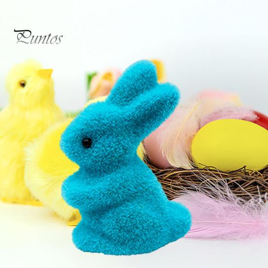 Пасхальный кролик орнамент привлекательный красочный пенопластовый кролик орнамент для внутреннего и наружного праздничного украшения