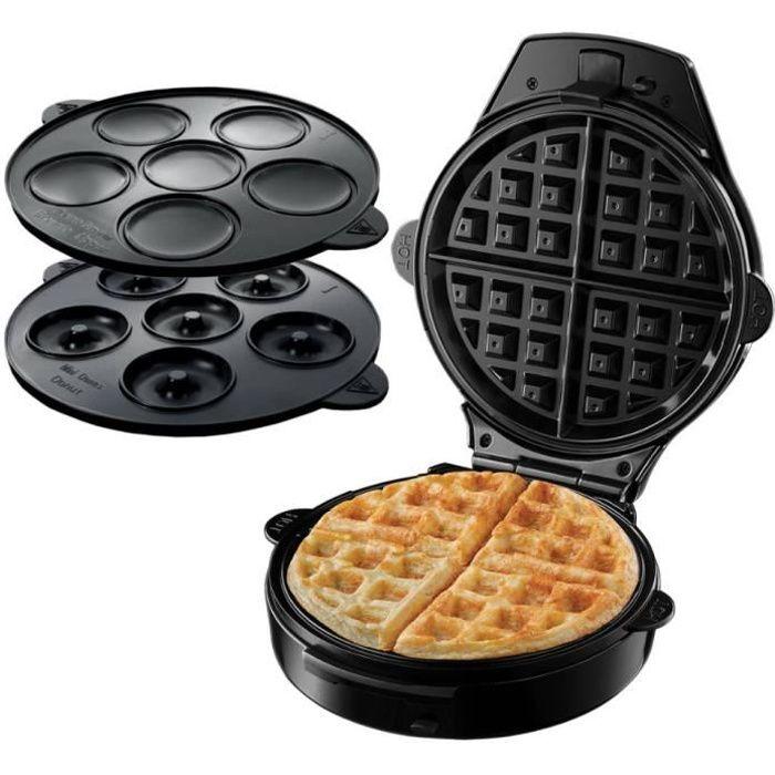 Вафельница RUSSELL HOBBS 3 в 1 - 24620-56 - 3 сменные пластины - пончики и кексы - 900 Вт