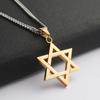 Star of David Pendant Necklace Stainless Steel Israel Jewish David's Star Necklace