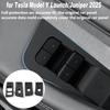 Панель подъема стекла для Tesla Model Y Launch/Juniper 2025 Рамка кнопки стеклоподъемника Защитная наклейка Силиконовые автомобильные аксессуары