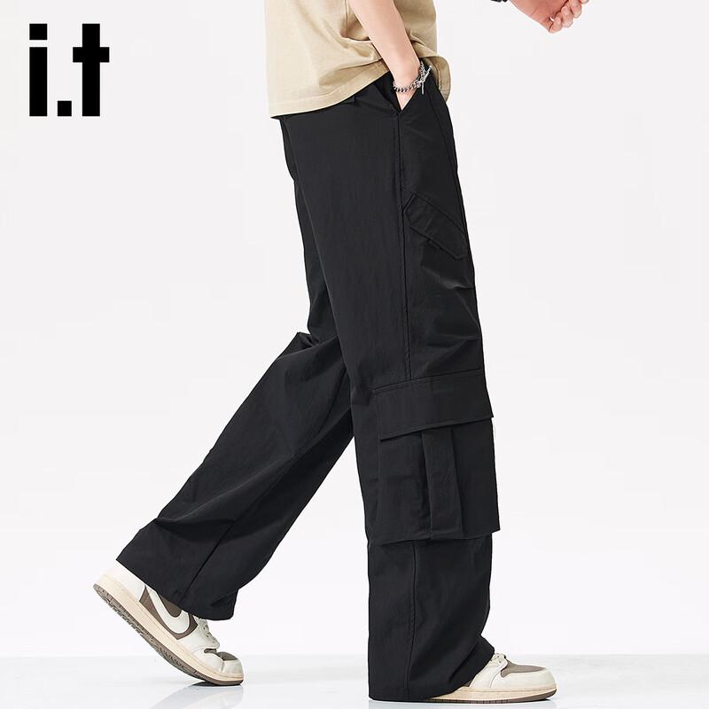 izzue it Men's American Style Multi-Pocket Cargo Pants