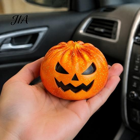 Halloween Party Favors 1/5/6Pcs Dumpling Squeezing Toy with Steamer, Pumpkin Ghost Eyeball Skeleton Bun Stress Relief for Kids Adults,