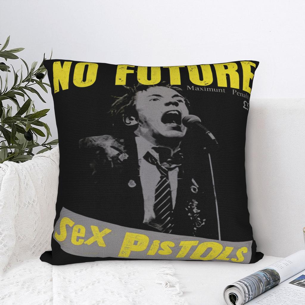 The Sex Pistols No Future Pillow Case Comfy Pillow Cover Vintage Pillowcases For Sofa Bedroom Home Decor