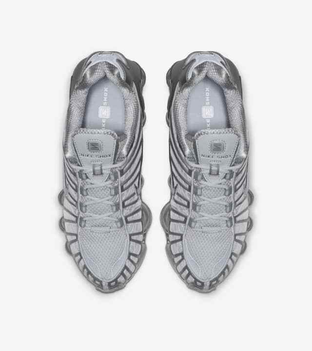 AR3566-003 Nike Shox TL Платиновый и Металлический Серебристый (Женский)