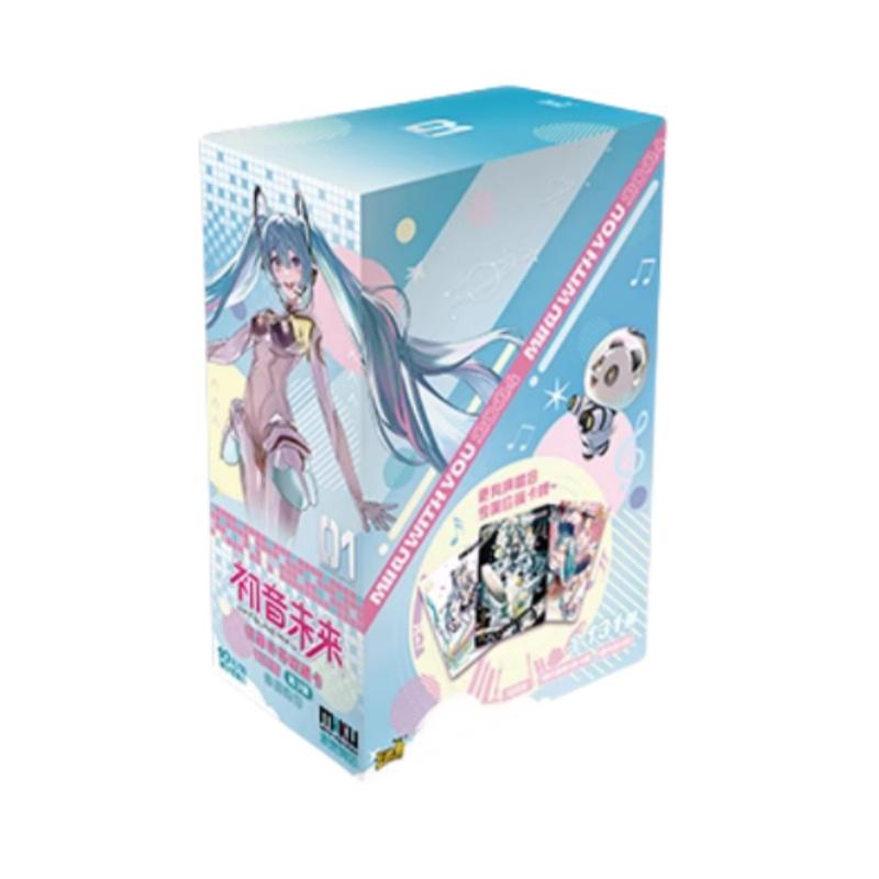 Новая серия Хацунэ Мику Piapro Characters Виртуальная певица Коллекционные карточки Наборы с брелоками Аниме-товары Подарки