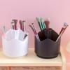 Multi-functional Pen Stand Multi-slot Storage Holder Durable Makeup Brush Storage Box  Desk