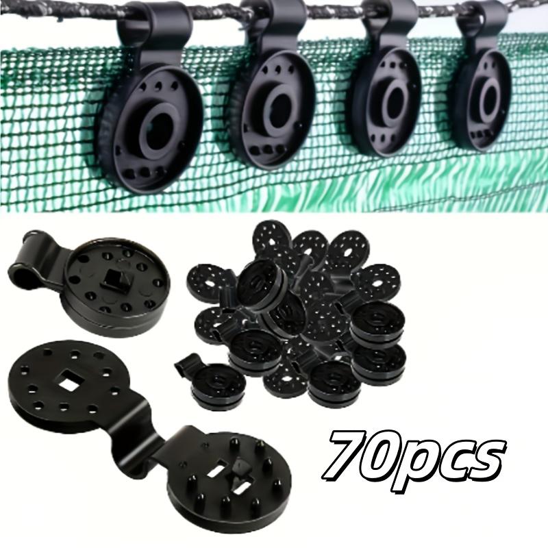 70Pcs Heavy-Duty Shade Cloth Fastening Clips, Special Clips For Greenhouse Gardens Car Windshield Sunshade Clips UV-Proof Plant Net Fasteners Outdoor