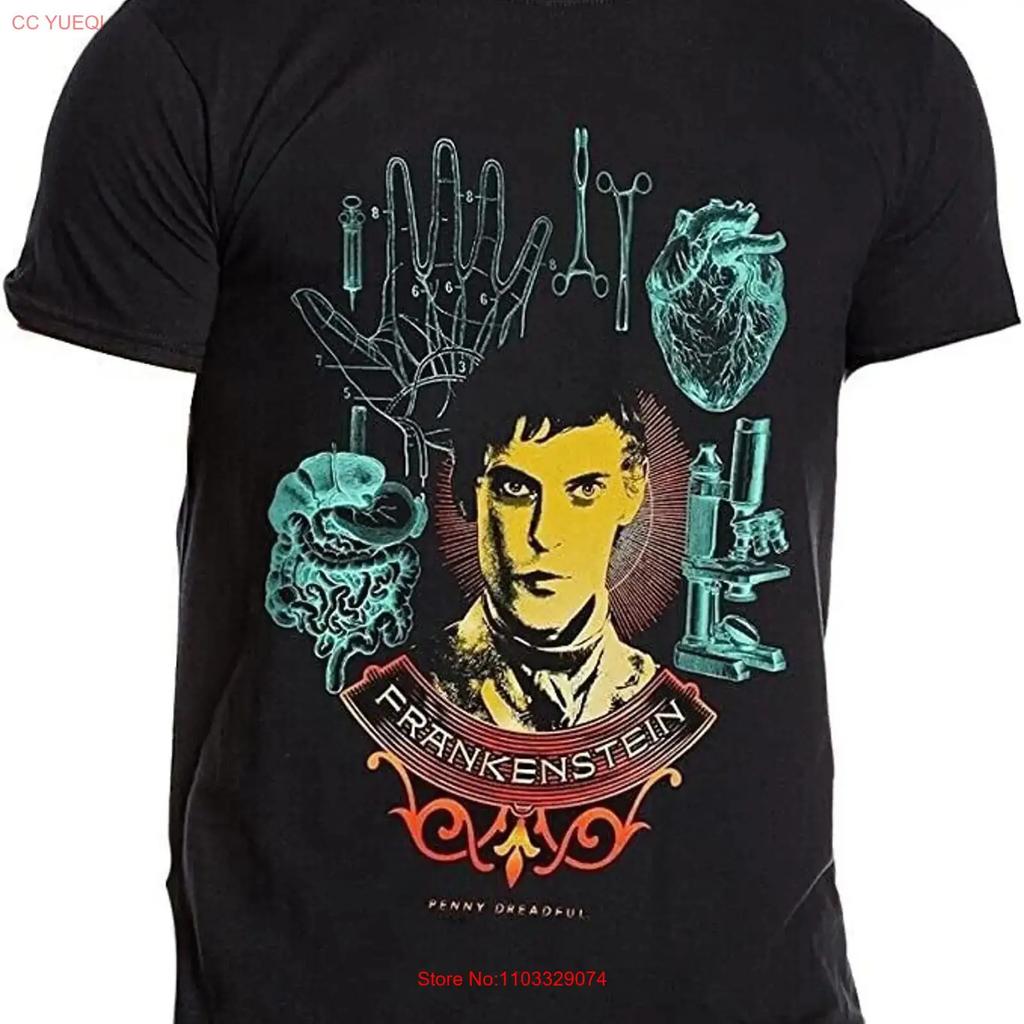 Penny Dreadful Frankenstein Official Unisexs T Shirt vintage Washed Stylish Top For Everyday Wear Breathable graphic fashion