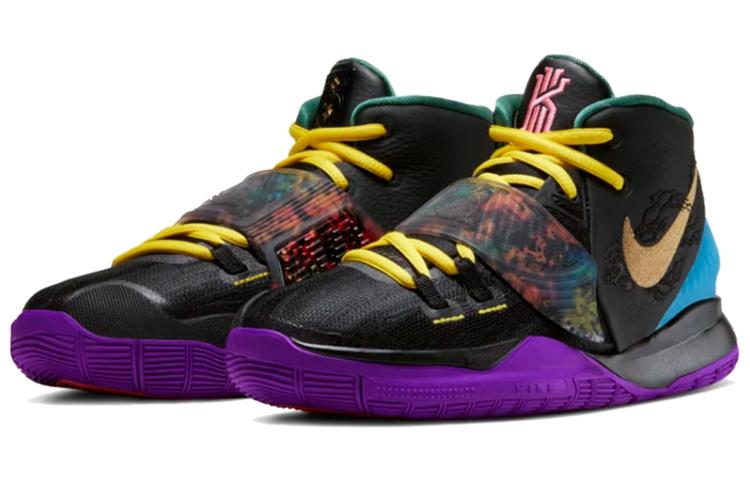 Nike Kyrie 6 Irving 6 CNY China Year Game Ready Mid top Basketball Shoes Blue Purple CQ5820-001
