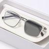 Classic Business Style Photochromic Myopia Glasses Ultra-Lightweight  Temples For Men And Women Full-Frame Eyeglasses