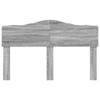 Headboard Grey Sonoma Wood Based Material