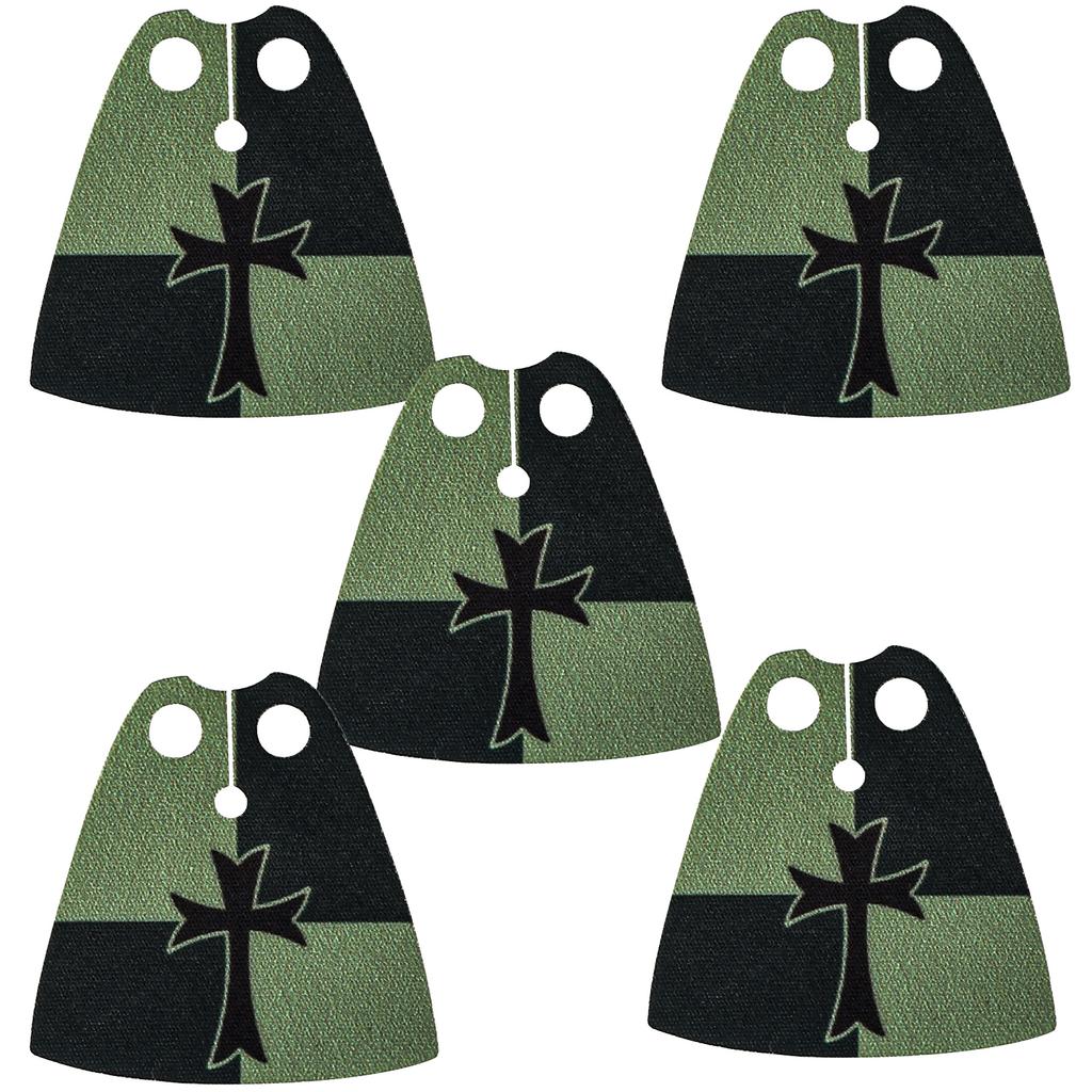 Набор Строительных Блоков MOC Офицерская Накидка Рыцари Льва Средневековье Фигурки Аксессуары Шарф Накидка из Искусственного Меха Блоки Игрушки Подарок Мальчикам