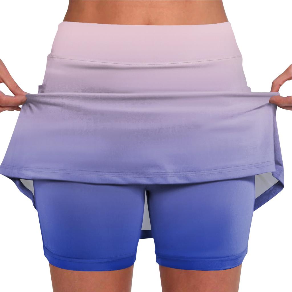 Эластичные брюки-кюлоты для йоги для женщин, спортивные шорты с принтом, легкие узкие однотонные бегуны с высокой талией
