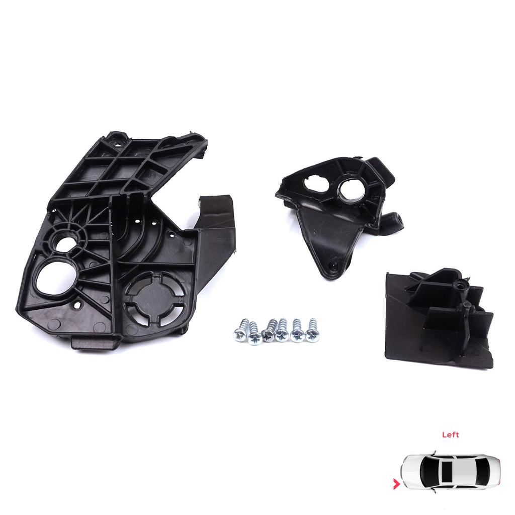 EHL584-1 Комплект кронштейнов для ремонта держателя фары, левая сторона для Peugeot 3008 5008 MK2 2016-2024 9814255880