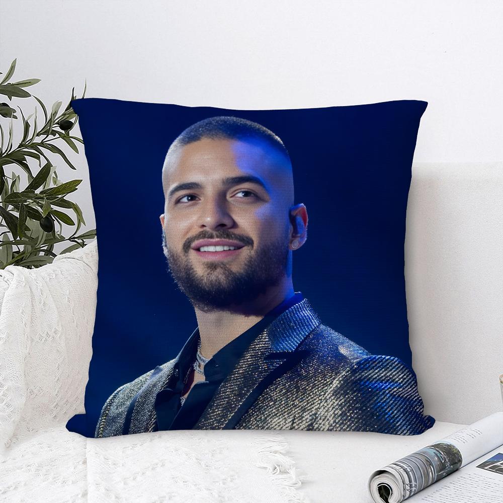 S-Singer M-Maluma Наволочка Декоративная для Дивана Домашняя Двусторонняя Печать Плюшевая Квадратная Наволочка для Подушки Подушка Декор Чехол