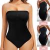 Strapless Shapewear Bodysuit for Women Tummy Control Body Shaper Seamless Compression Jumpsuit Tank Tops Sculpting Waist Trainer Slimming Leotards