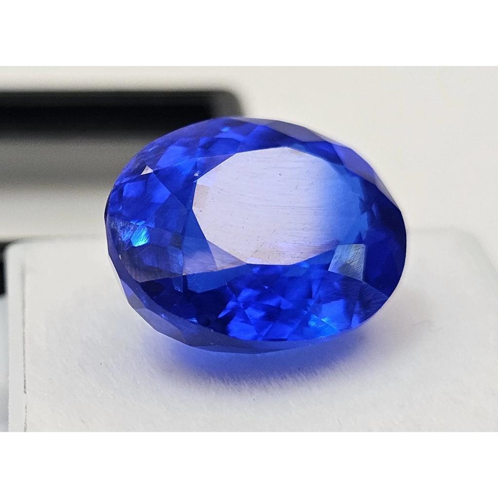 Sapphire Blue Oval Cut 15+ Ct Excellent Certified Loose Gemstone